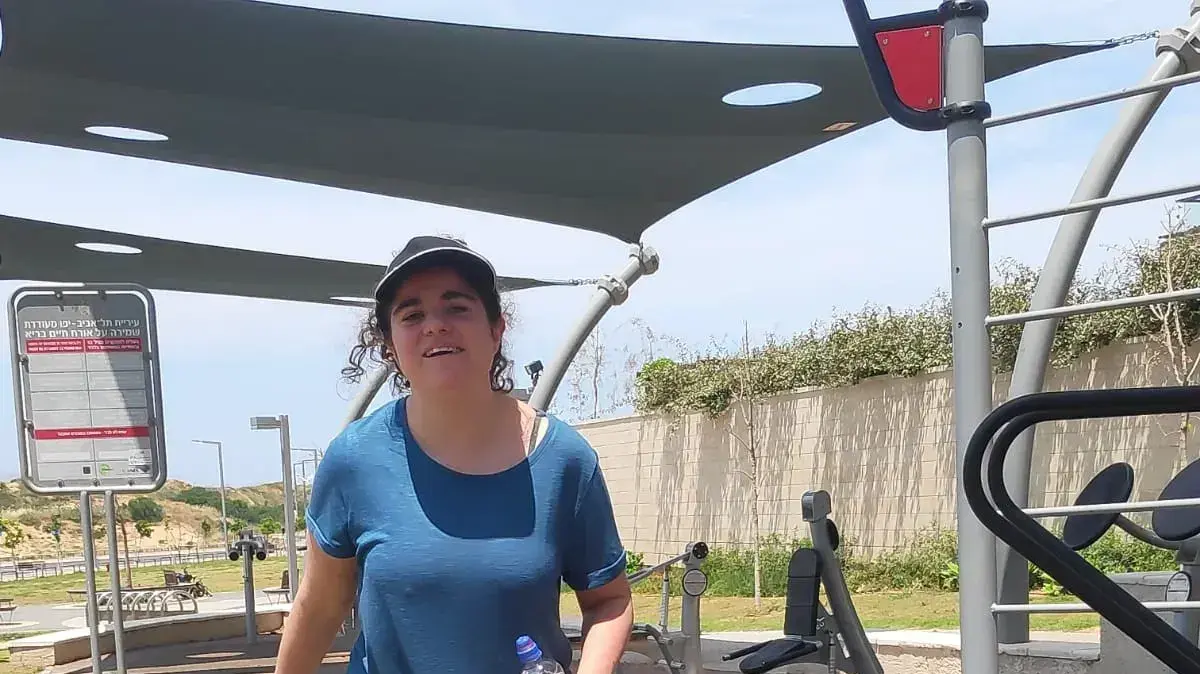 לי גיא-רון עושה פעלות גופנית - אפריל 2020