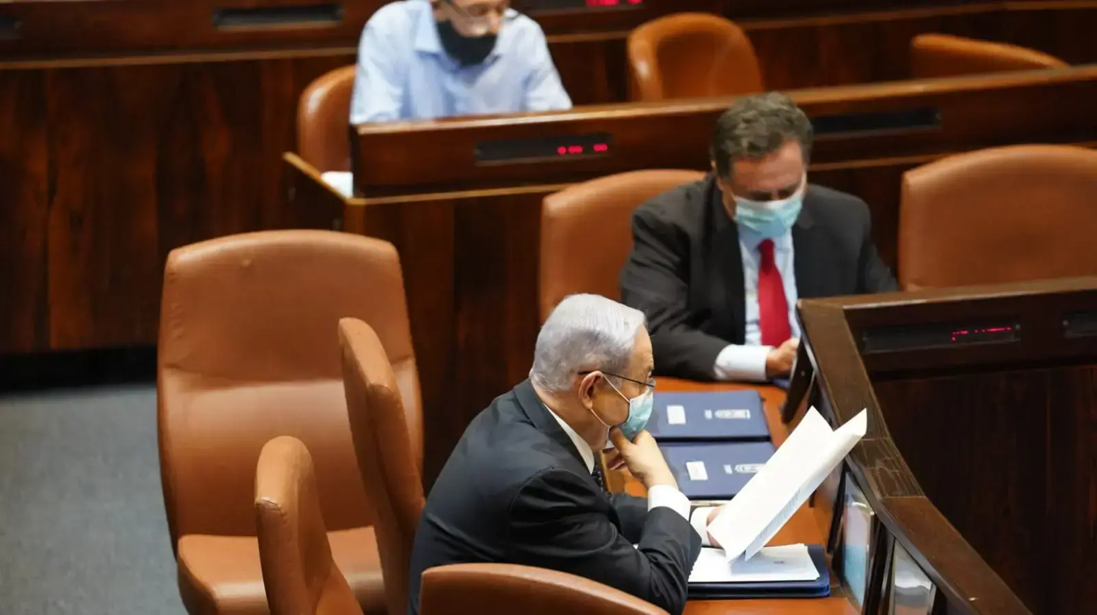 ראש הממשלה בנימין נתניהו בדיון מליאת הכנסת, 30 באפריל 2020