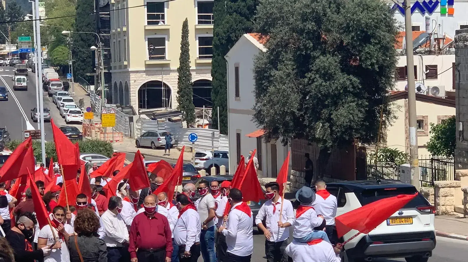 מחאת הדגלים האדומים , חיפה, 1 במאי 2020 מחאת הדגלים האדומים , חיפה, 1 במאי 2020