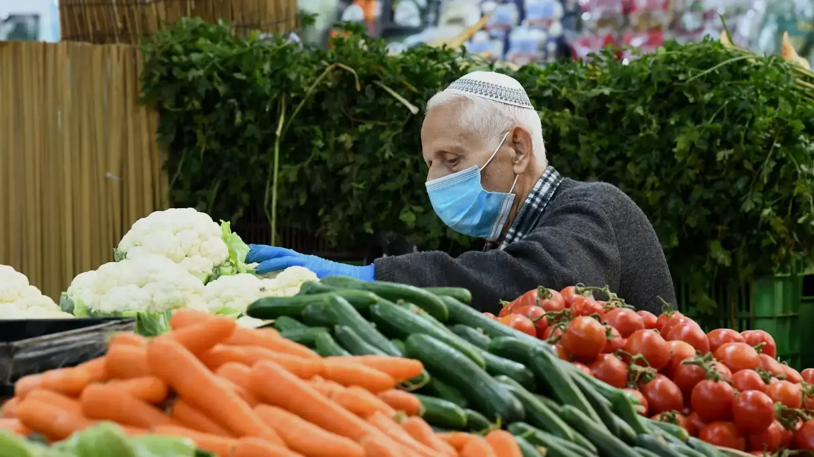 שוק פתח תקווה 7 במאי 2020 שוק פתח תקווה 7 במאי 2020