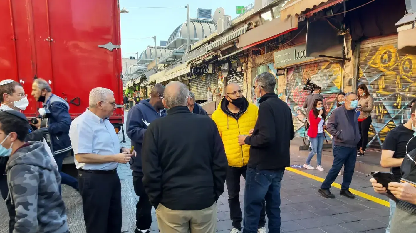 שוק מחנה יהודה, ירושלים 7 במאי 2020 שוק מחנה יהודה, ירושלים 7 במאי 2020