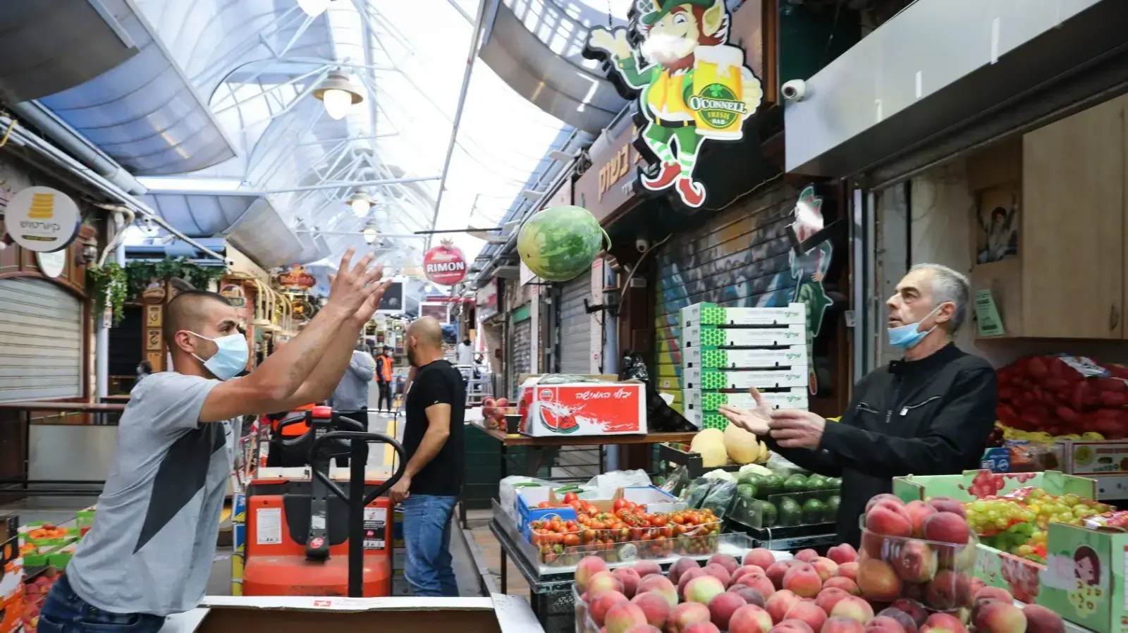פתיחת שוק מחנה יהודה, ירושלים 7 במאי 2020 פתיחת שוק מחנה יהודה, ירושלים 7 במאי 2020