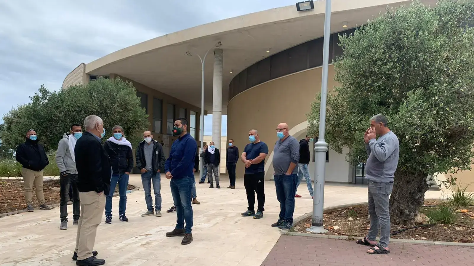 מתכנסים לאבל בבית העם בעוספיה, רצח כפול בדלית אל כרמל, 9 מאי 2020 מתכנסים לאבל בבית העם בעוספיה, רצח כפול בדלית אל כרמל, 9 מאי 2020