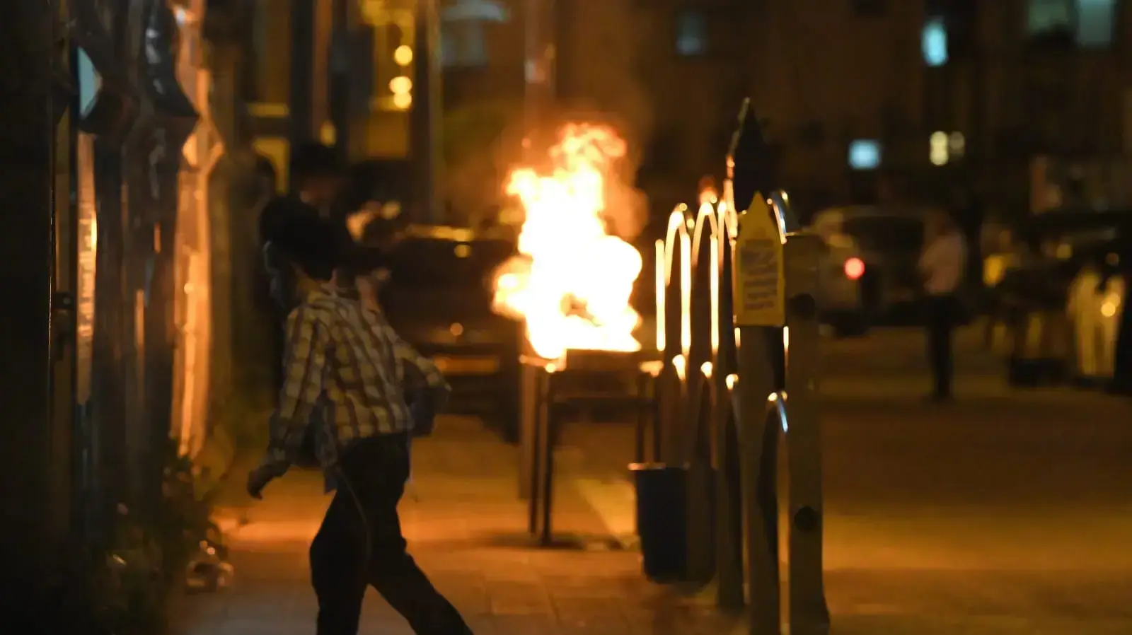 מדורות ל"ג בעומר, בני ברק, 11 במאי 2020 מדורות ל"ג בעומר, בני ברק, 11 במאי 2020