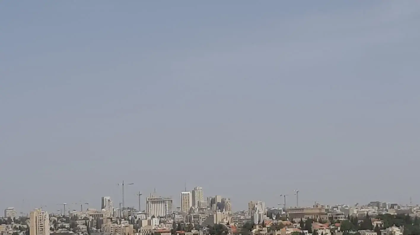 עומס חום בירושלים, 17 במאי 2020 עומס חום בירושלים, 17 במאי 2020