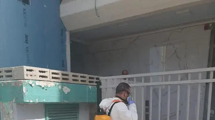 חיטוי המרכז המסחר בתל כביר 18 במאי 2020 חיטוי המרכז המסחר בתל כביר 18 במאי 2020
