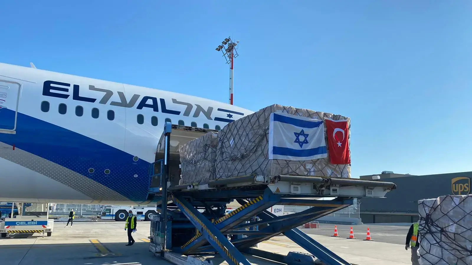 אל על מטענים תפעיל טיסות מטען מטורקיה עם ציוד הומניטרי למלחמה בקורונה, 24 במאי 2020 אל על מטענים תפעיל טיסות מטען מטורקיה עם ציוד הומניטרי למלחמה בקורונה, 24 במאי 2020
