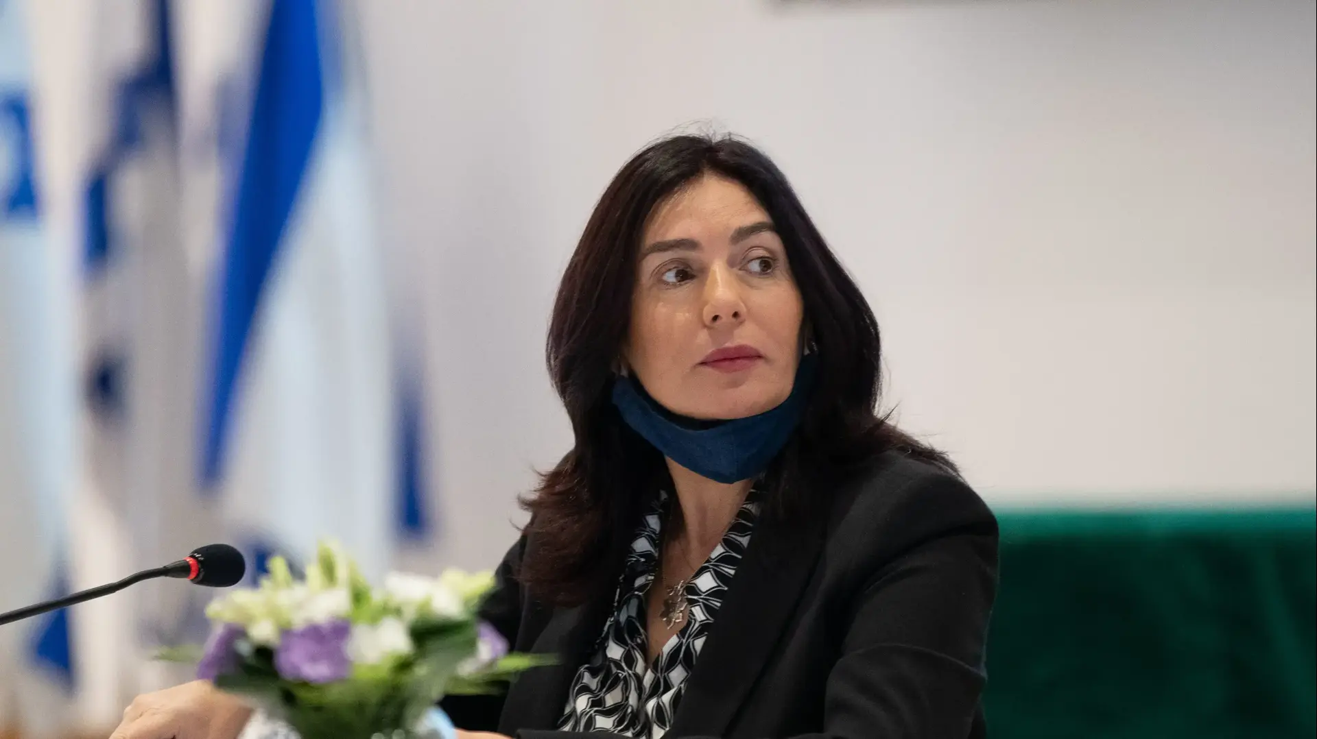 מירי רגב בישיבת הממשלה הראשונה של הממשלה ה-35, 24 במאי 2020 מירי רגב בישיבת הממשלה הראשונה של הממשלה ה-35, 24 במאי 2020