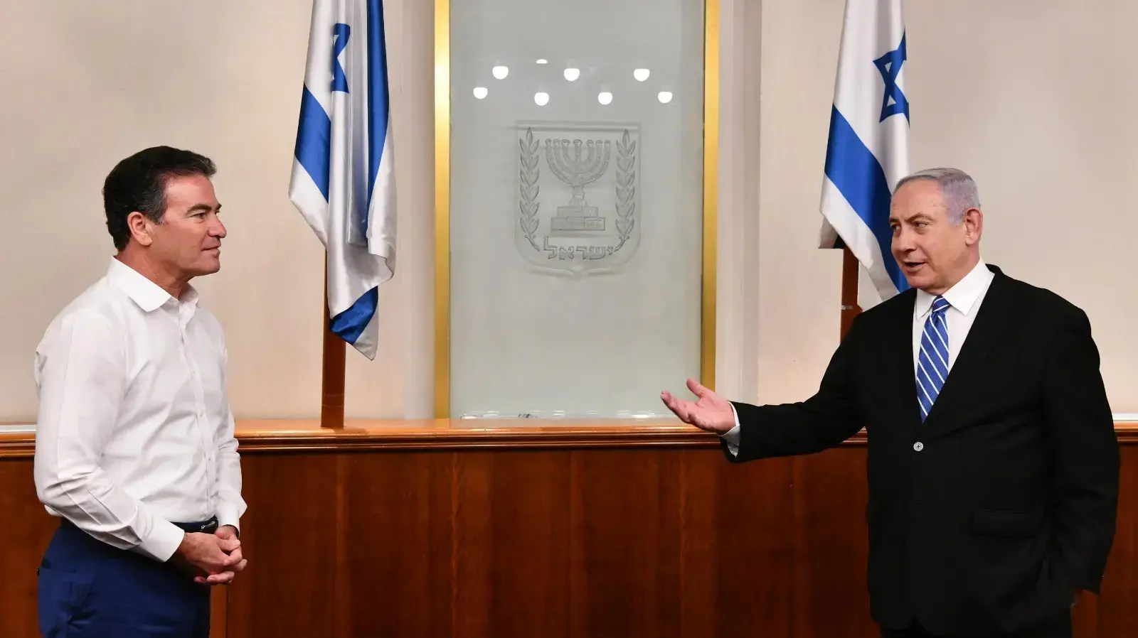 ראש הממשלה, בנימין נתניהו במהלך פגישתו עם ראש המוסד יוסי כהן 24 במאי 2020 ראש הממשלה, בנימין נתניהו במהלך פגישתו עם ראש המוסד יוסי כהן 24 במאי 2020