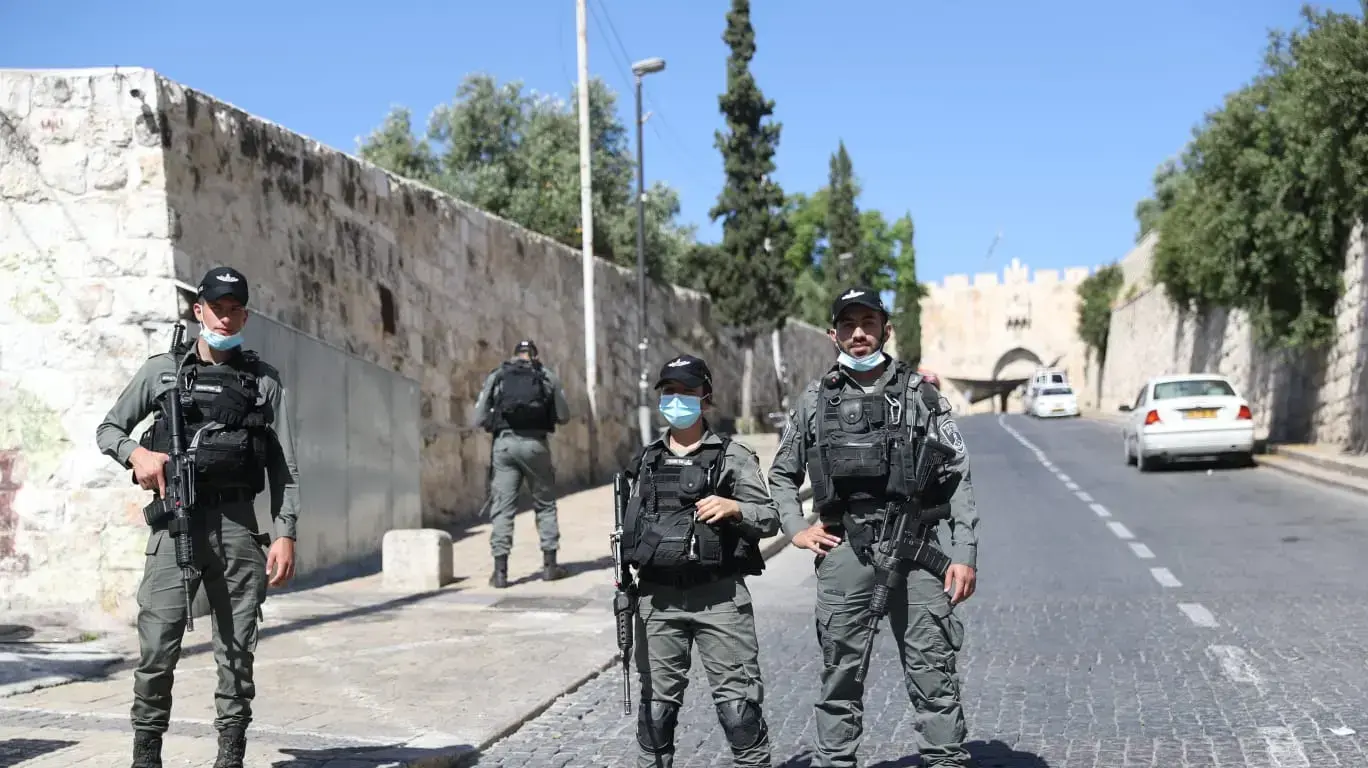 זירת הירי על צעיר פלסטיני בירושלים, 30 במאי 2020 זירת הירי על צעיר פלסטיני בירושלים, 30 במאי 2020