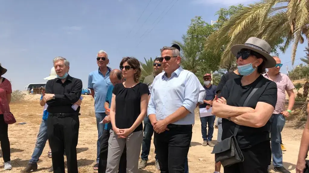 חברי מרצ בעבר ובהווה בעת ביקור בבקעת הירדן, 4 ביוני 2020 חברי מרצ בעבר ובהווה בעת ביקור בבקעת הירדן, 4 ביוני 2020