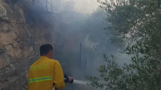 שריפות בשני מוקדים באזור אום אל פאחם, 5 ביוני 2020. שריפות בשני מוקדים באזור אום אל פאחם, 5 ביוני 2020.