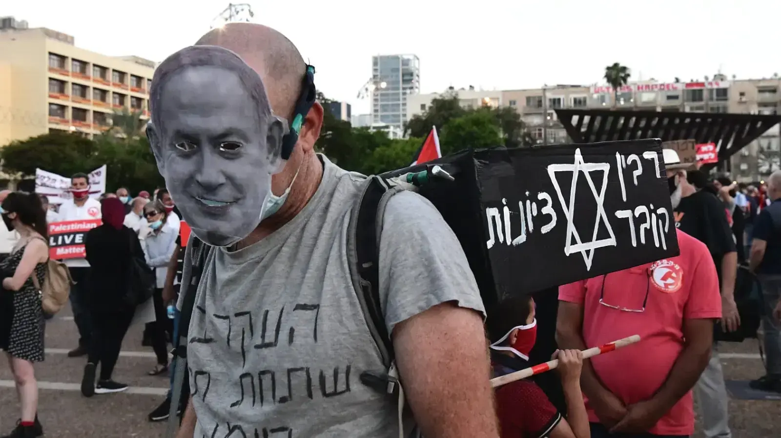 הפגנה בכיכר רבין נגד תוכנית הסיפוח 6 ביוני 2020 הפגנה בכיכר רבין נגד תוכנית הסיפוח 6 ביוני 2020