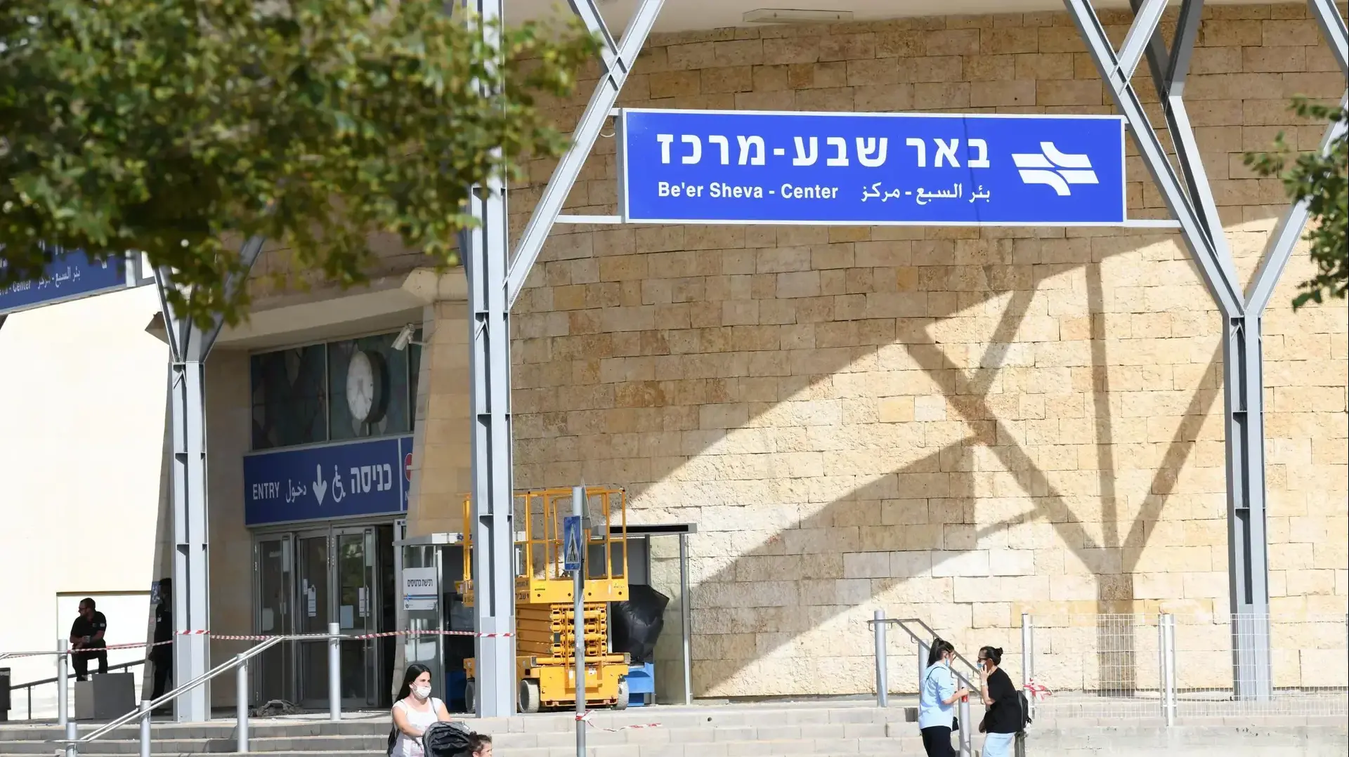 תחנת רכבת באר שבע מרכז, 4 ביוני 2020 תחנת רכבת באר שבע מרכז, 4 ביוני 2020