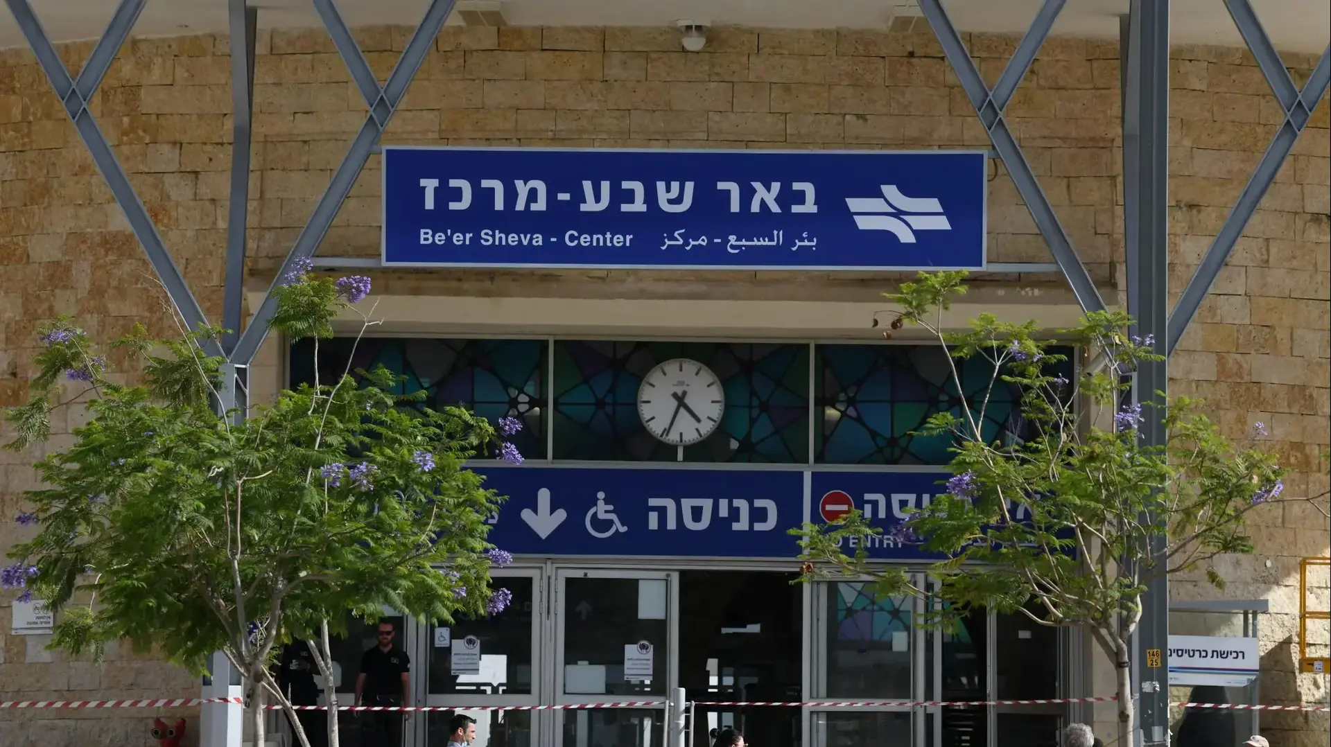 תחנת רכבת באר שבע מרכז, 4 ביוני 2020 תחנת רכבת באר שבע מרכז, 4 ביוני 2020