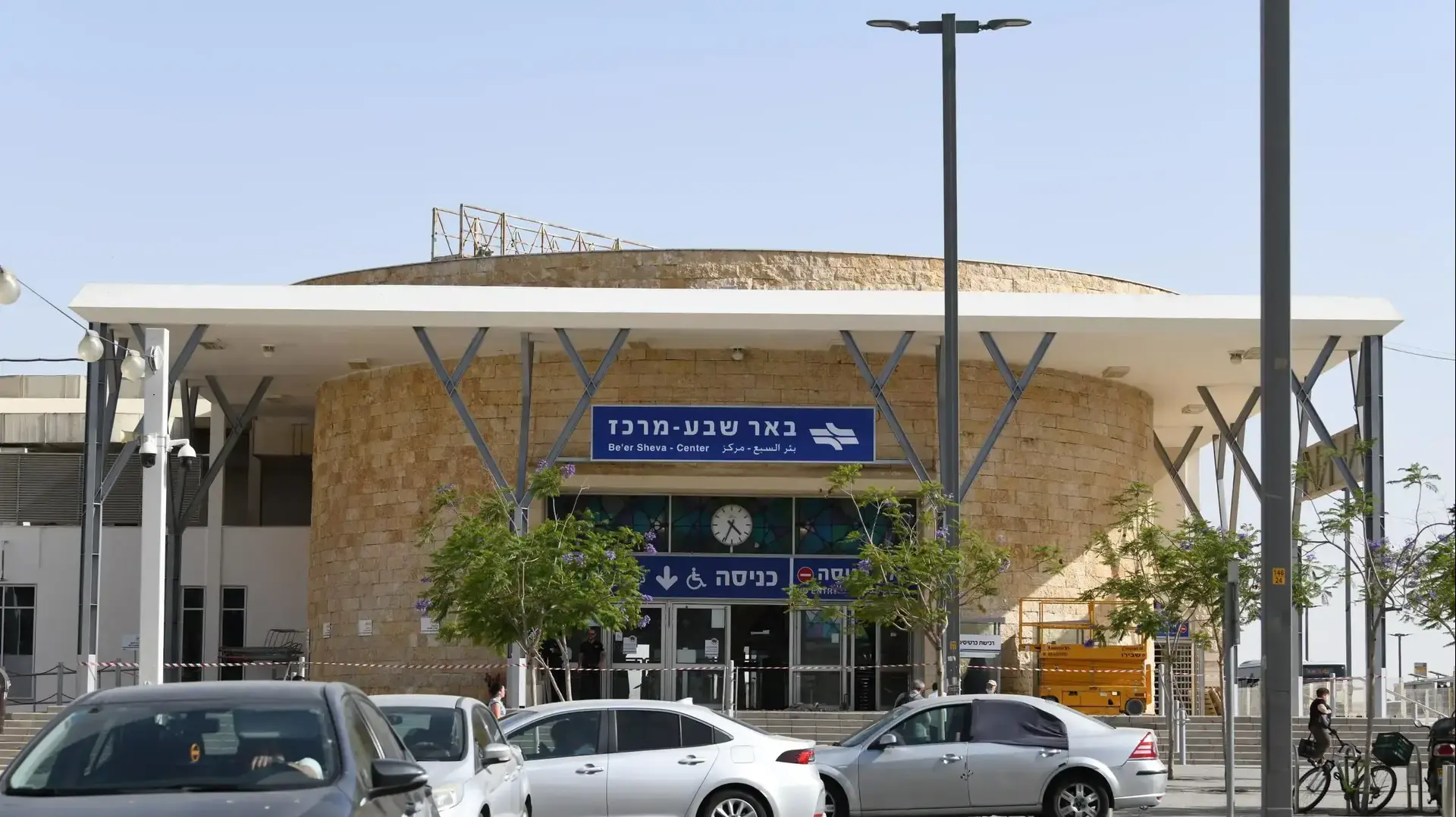 תחנת רכבת באר שבע מרכז, 4 ביוני 2020 תחנת רכבת באר שבע מרכז, 4 ביוני 2020