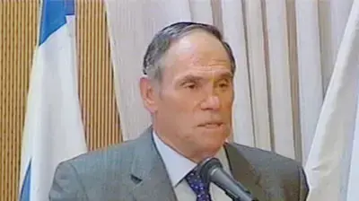 עמוס ירון יושב ראש וועדת בדיקה לבריחת האסיר בני סלע