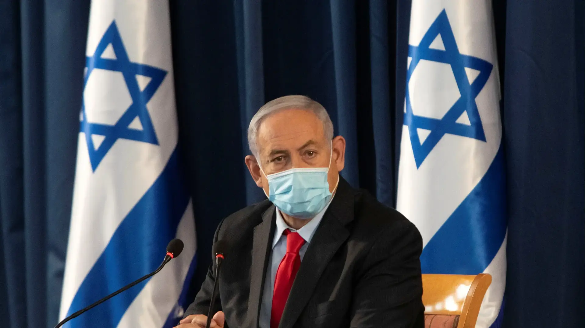ראש הממשלה בנימין נתניהו בישיבת הממשלה , 14 ביוני 2020 ראש הממשלה בנימין נתניהו בישיבת הממשלה , 14 ביוני 2020