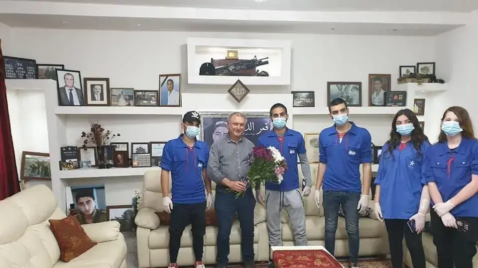 פינת ההנצחה בבית הוריו של יוסי מועדי פינת ההנצחה בבית הוריו של יוסי מועדי