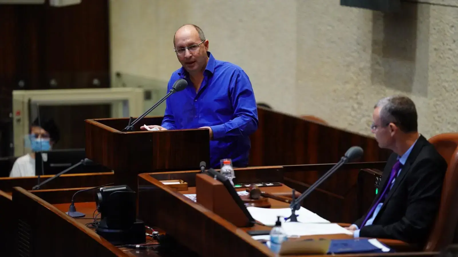 אבי ניסנקורן במליאת הכנסת, 17 ביוני 2020 אבי ניסנקורן במליאת הכנסת, 17 ביוני 2020