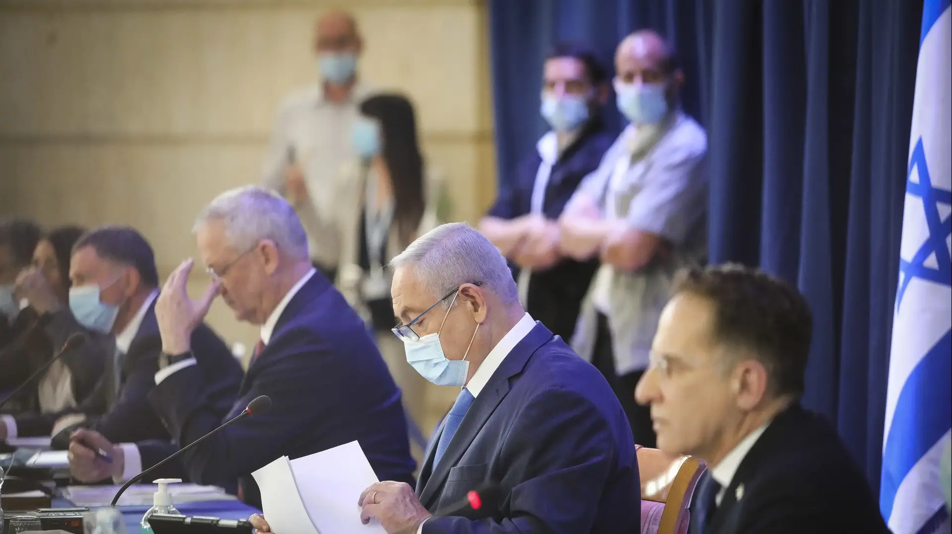 ראש הממשלה בנימין נתניהו בישיבת הממשלה, 21 ביוני 2020 ראש הממשלה בנימין נתניהו בישיבת הממשלה, 21 ביוני 2020