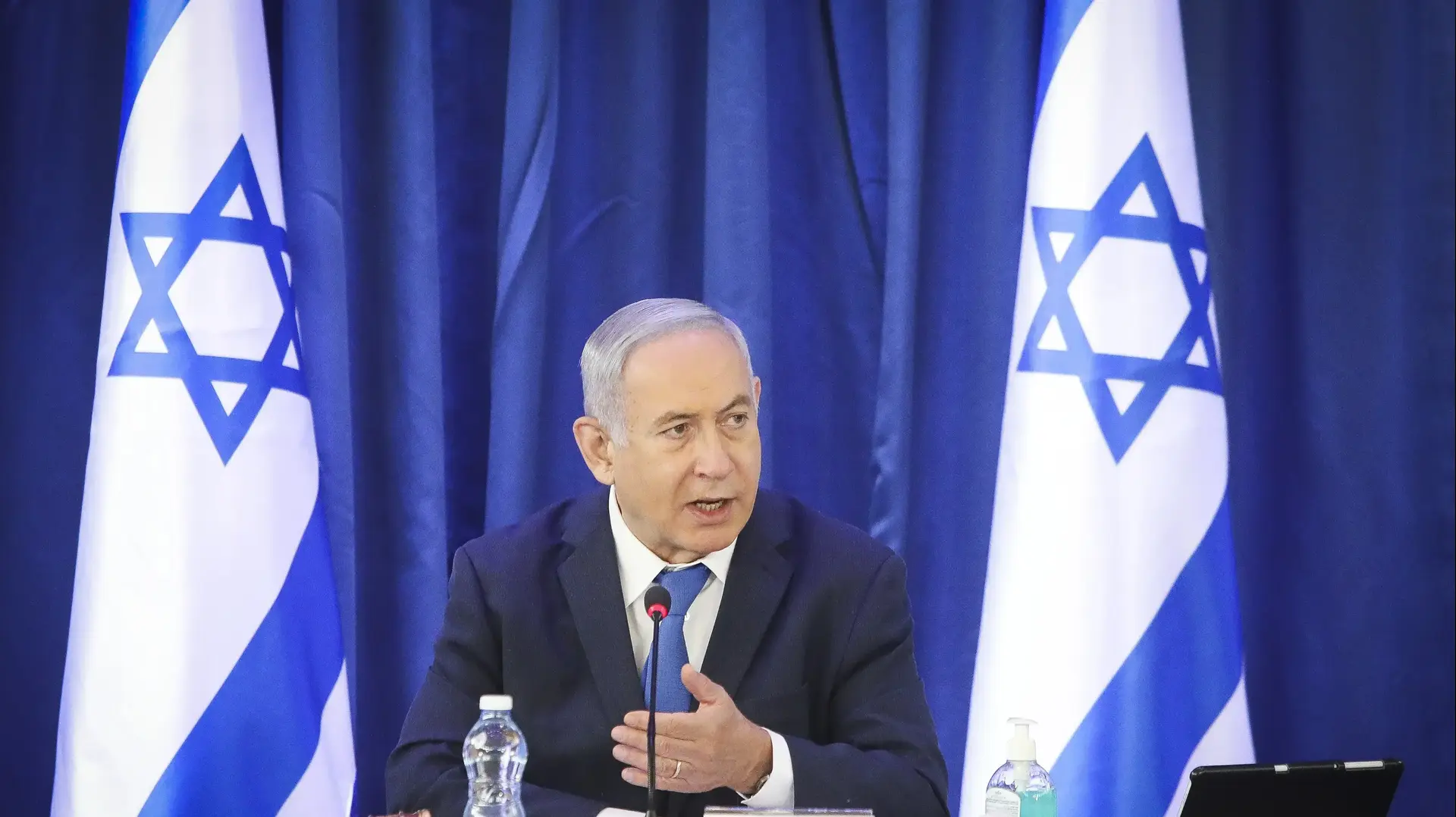 ראש הממשלה בנימין נתניהו בישיבת הממשלה, 21 ביוני 2020 ראש הממשלה בנימין נתניהו בישיבת הממשלה, 21 ביוני 2020