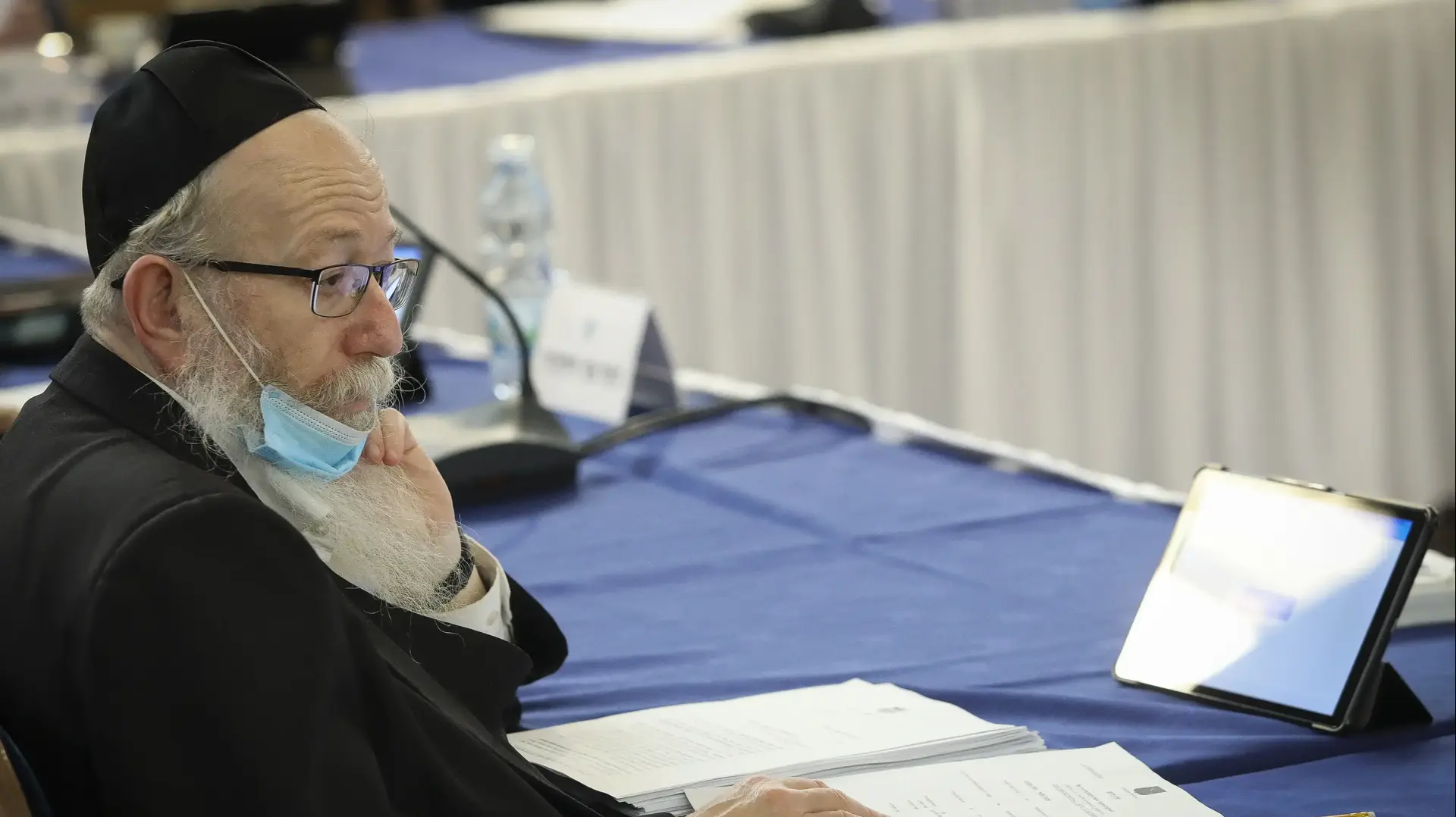 יעקב ליצמן בישיבת הממשלה, 21 ביוני 2020 יעקב ליצמן בישיבת הממשלה, 21 ביוני 2020
