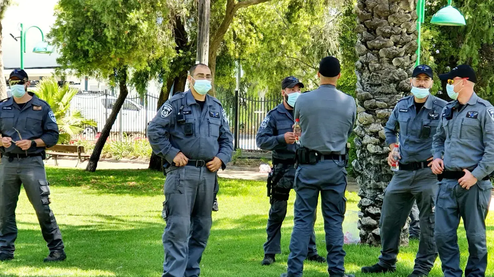 ביקור במקום גרימת מותו ברשלנות של סלומון טקה, תחנת משטרת זבולון, 23 ביוני 2020 ביקור במקום גרימת מותו ברשלנות של סלומון טקה, תחנת משטרת זבולון, 23 ביוני 2020