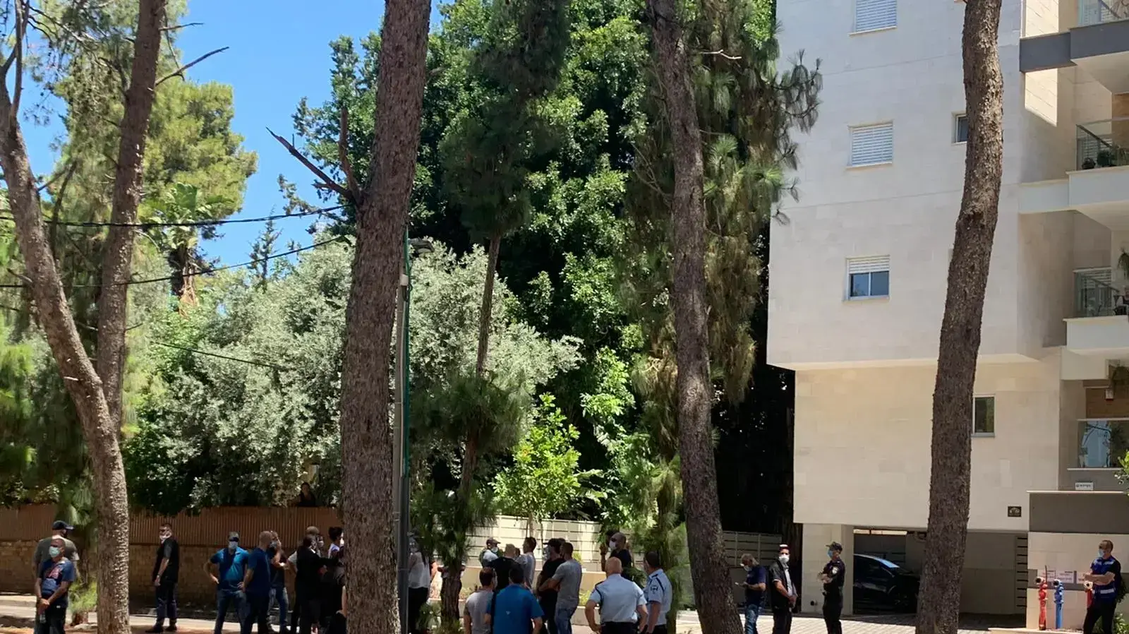 ביקור במקום גרימת מותו ברשלנות של סלומון טקה, תחנת משטרת זבולון, 23 ביוני 2020 ביקור במקום גרימת מותו ברשלנות של סלומון טקה, תחנת משטרת זבולון, 23 ביוני 2020