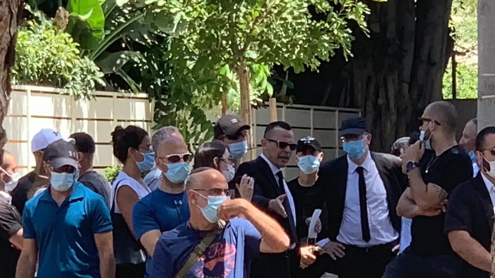 ביקור במקום גרימת מותו ברשלנות של סלומון טקה, תחנת משטרת זבולון, 23 ביוני 2020