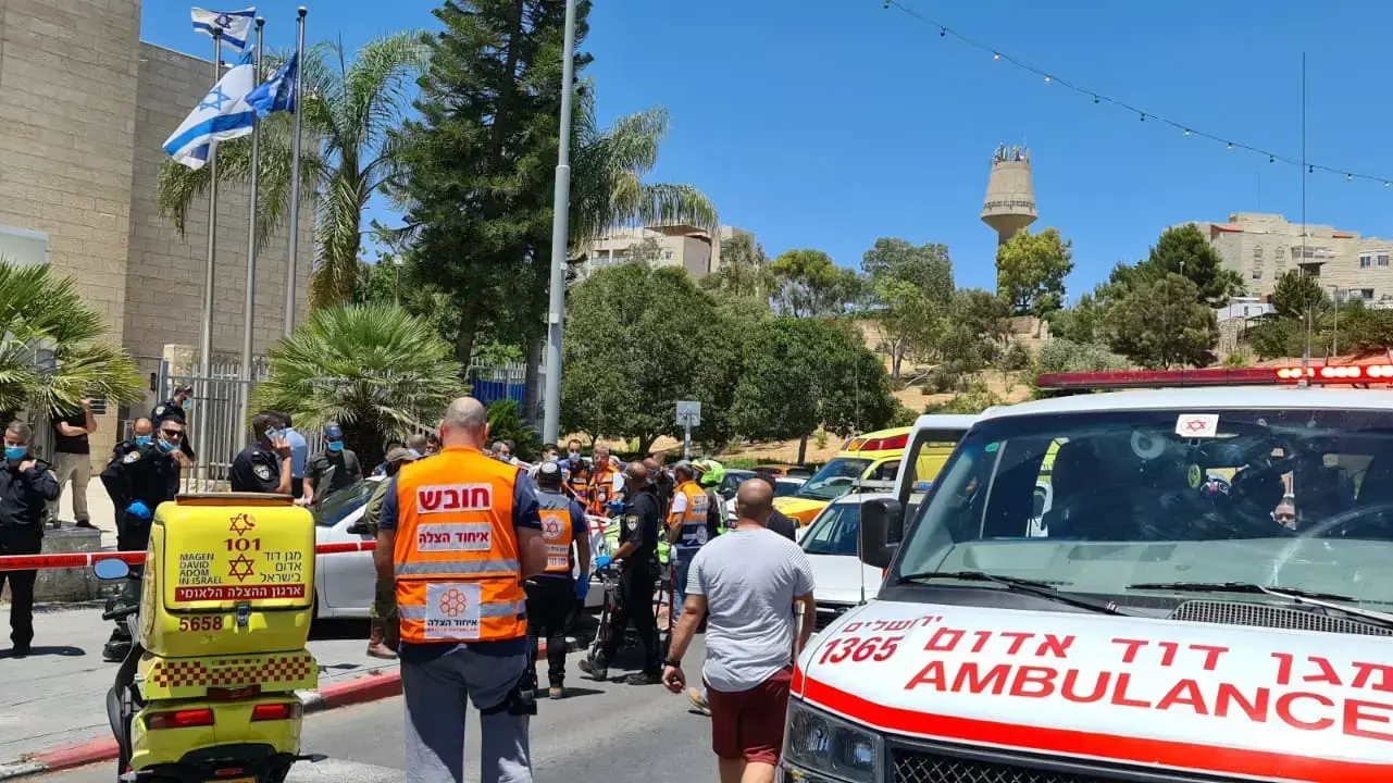 זירת אירוע הירי בסמוך למעלה אדומים, 23 ביוני 2020 זירת אירוע הירי בסמוך למעלה אדומים, 23 ביוני 2020