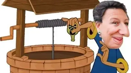 קריקטורה אנטישמיות המאשימה את היהודים בהפצת נגיף הקורונה