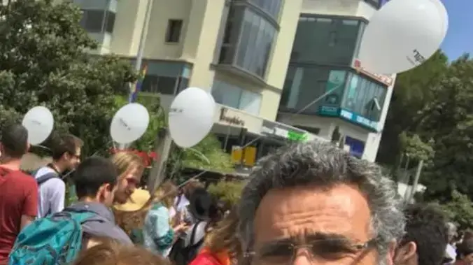 מלכה שושני וסגן ראשת העיר חיפה דב חיון, יוני 2019 מלכה שושני וסגן ראשת העיר חיפה דב חיון, יוני 2019