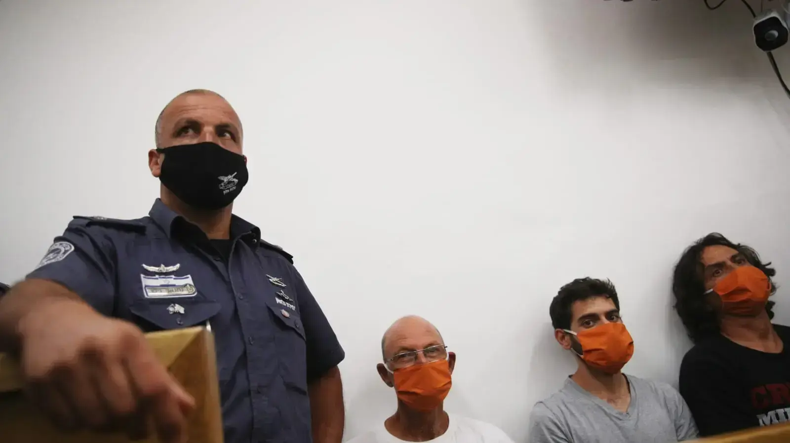 אמיר השכל בדיון הארכת מעצרו, 27 ביוני 2020 אמיר השכל בדיון הארכת מעצרו, 27 ביוני 2020