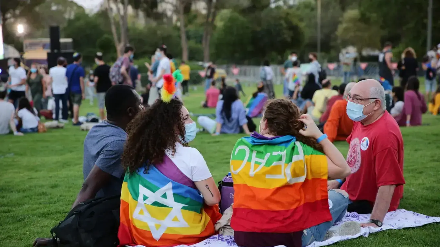 עצרת מחאה של הקהילה הגאה בגן העצמאות, ירושלים 28 ביוני 2020 עצרת מחאה של הקהילה הגאה בגן העצמאות, ירושלים 28 ביוני 2020