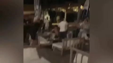 גיף קטטה בחוף פולג בנתניה