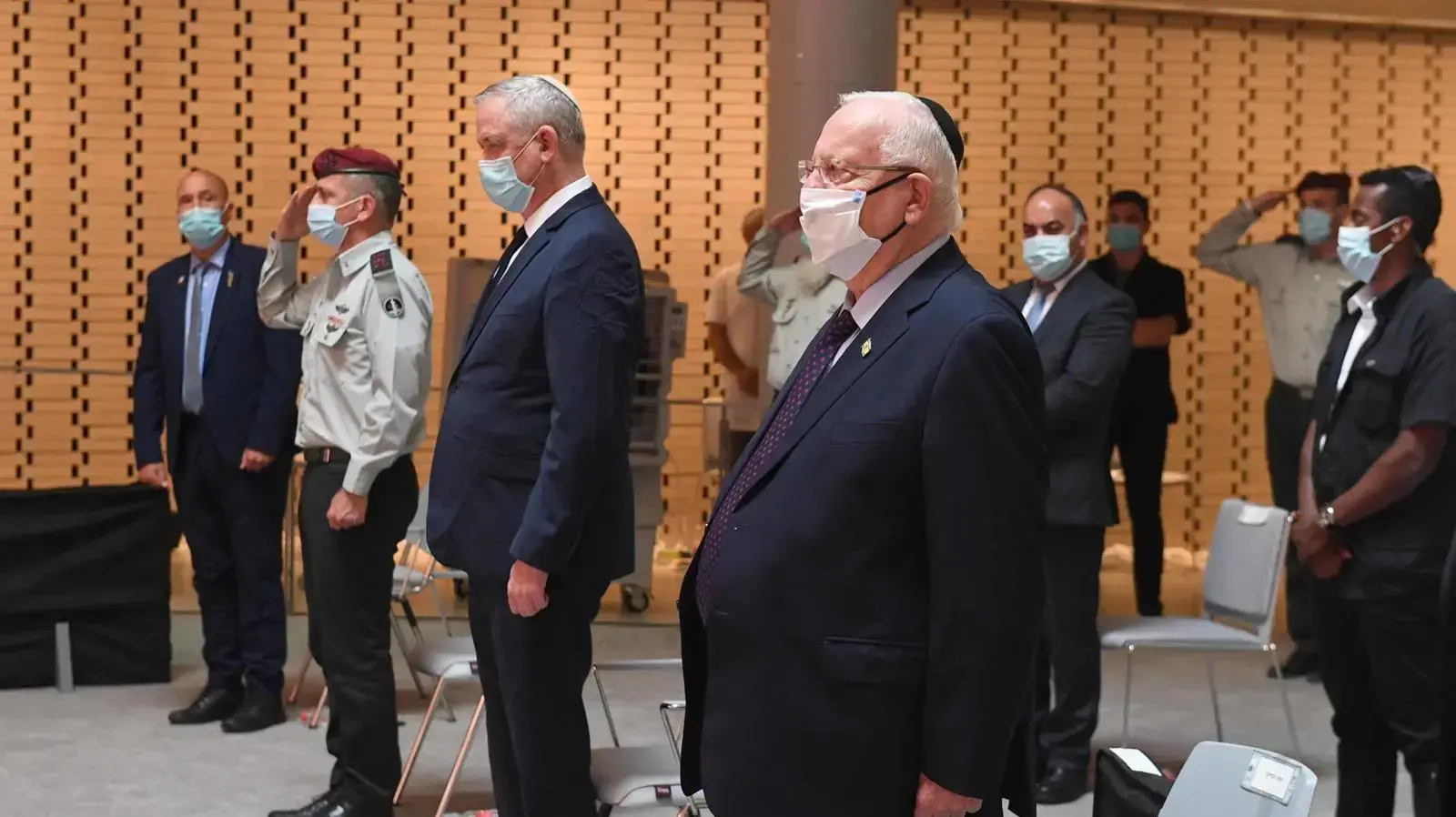 טקס האזכרה לחללי מבצע "צוק איתן"  בהר הרצל, 2 ביולי 2020