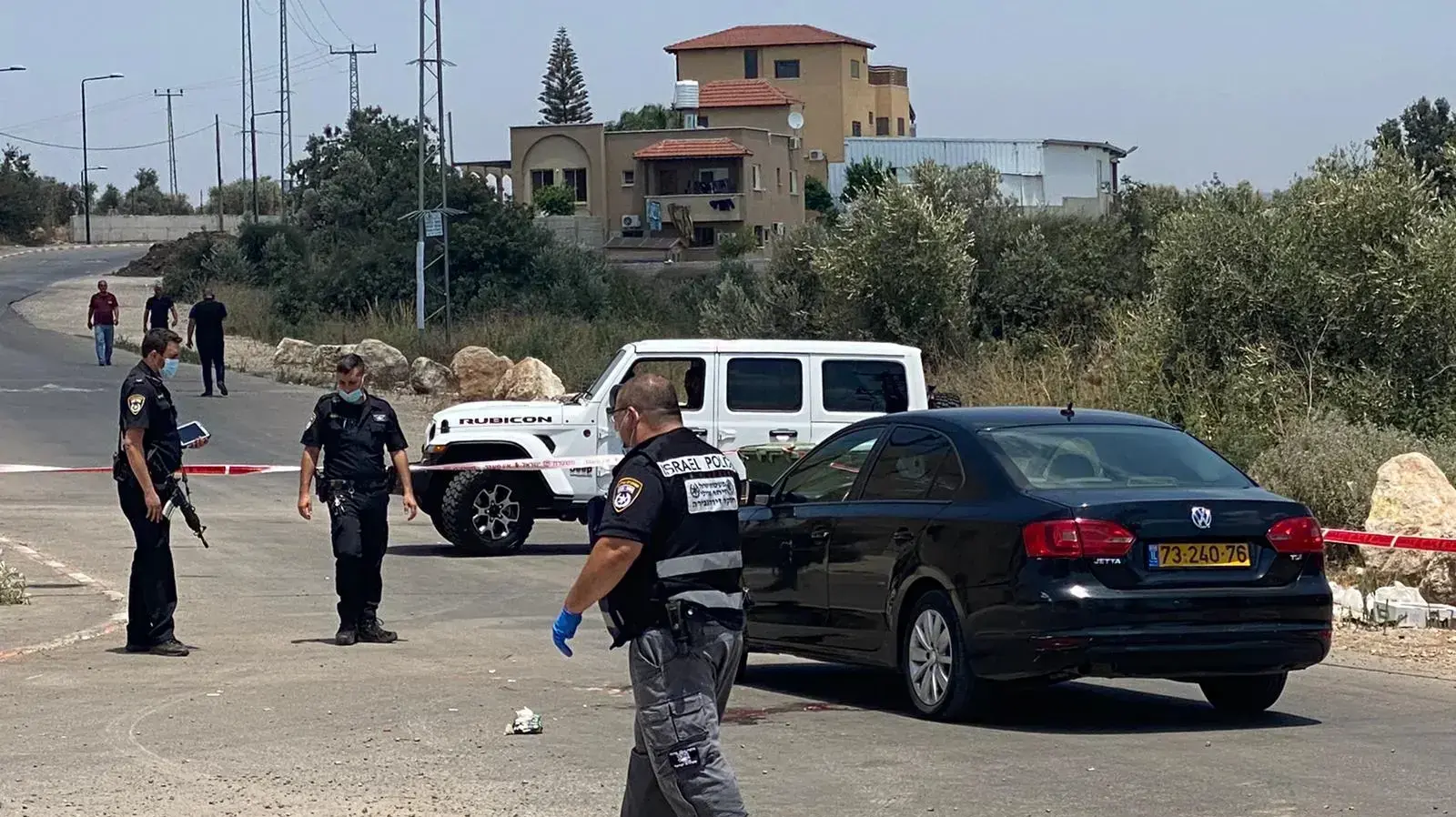 זירת החשד לרצח בזמר 7 ביויל 2020 זירת החשד לרצח בזמר 7 ביויל 2020