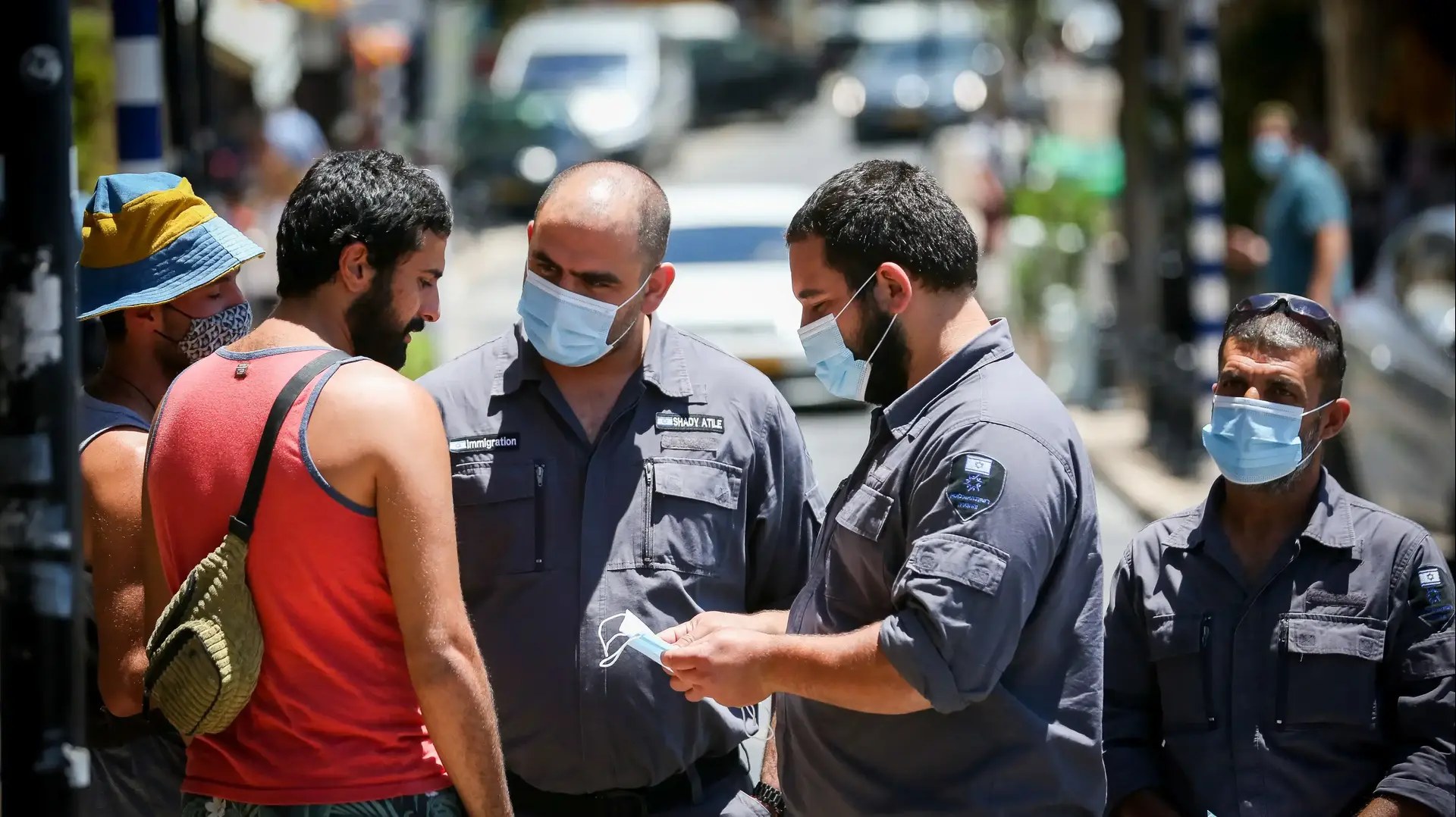 פקחי קורונה, צפת, 15 ביוני 2020