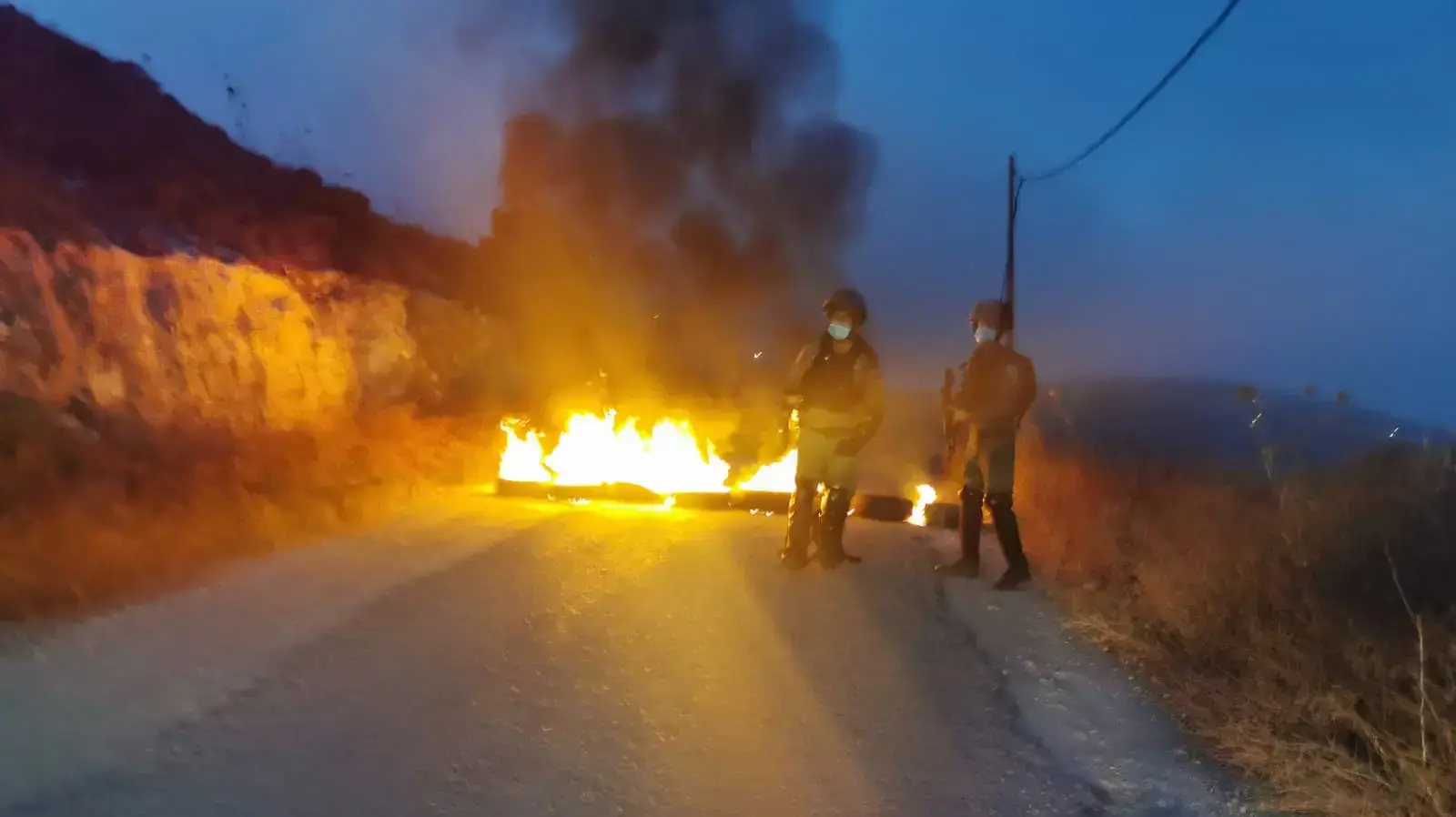 במהלך פעילות לוחמי משמר הגבול של משטרת ישראל לאכיפת צו שטח צבאי סגור "בכיפה סרוגה" הסמוכה ליצהר, נתקלו השוטרים באלימות קשה מצד עשרות מתפרעים , 10 ביולי 2020
