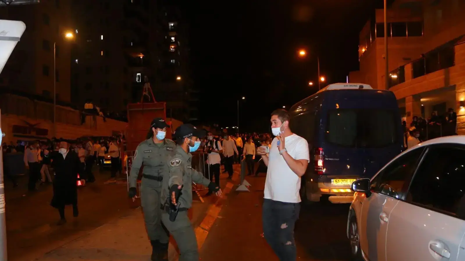 הפגנה נגד הסגרים בשכונות בירושלים. 12 ביולי 2020. הפגנה נגד הסגרים בשכונות בירושלים. 12 ביולי 2020.