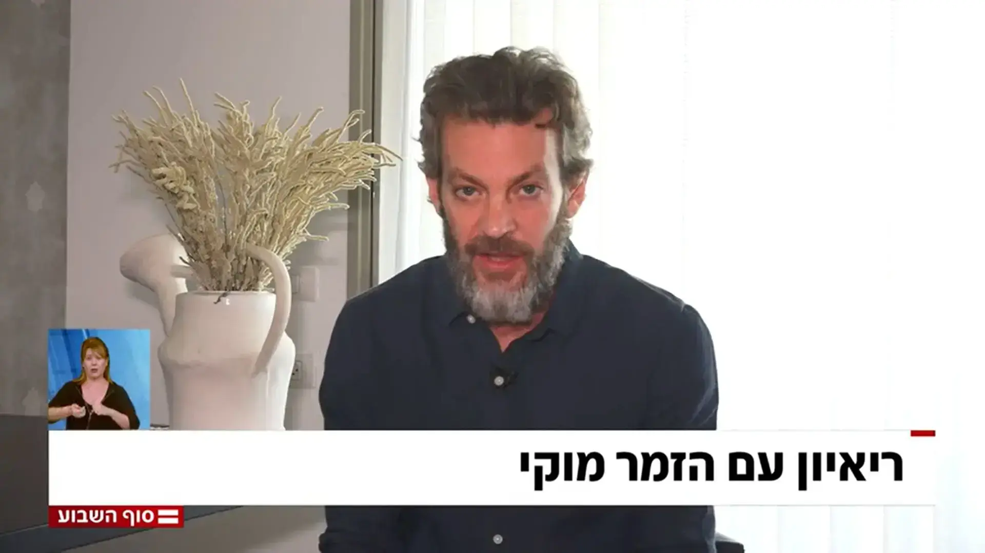 מוקי בריאיון אצל דנה ויס בעקבות ההפגנה שנטש מוקי בריאיון אצל דנה ויס בעקבות ההפגנה שנטש