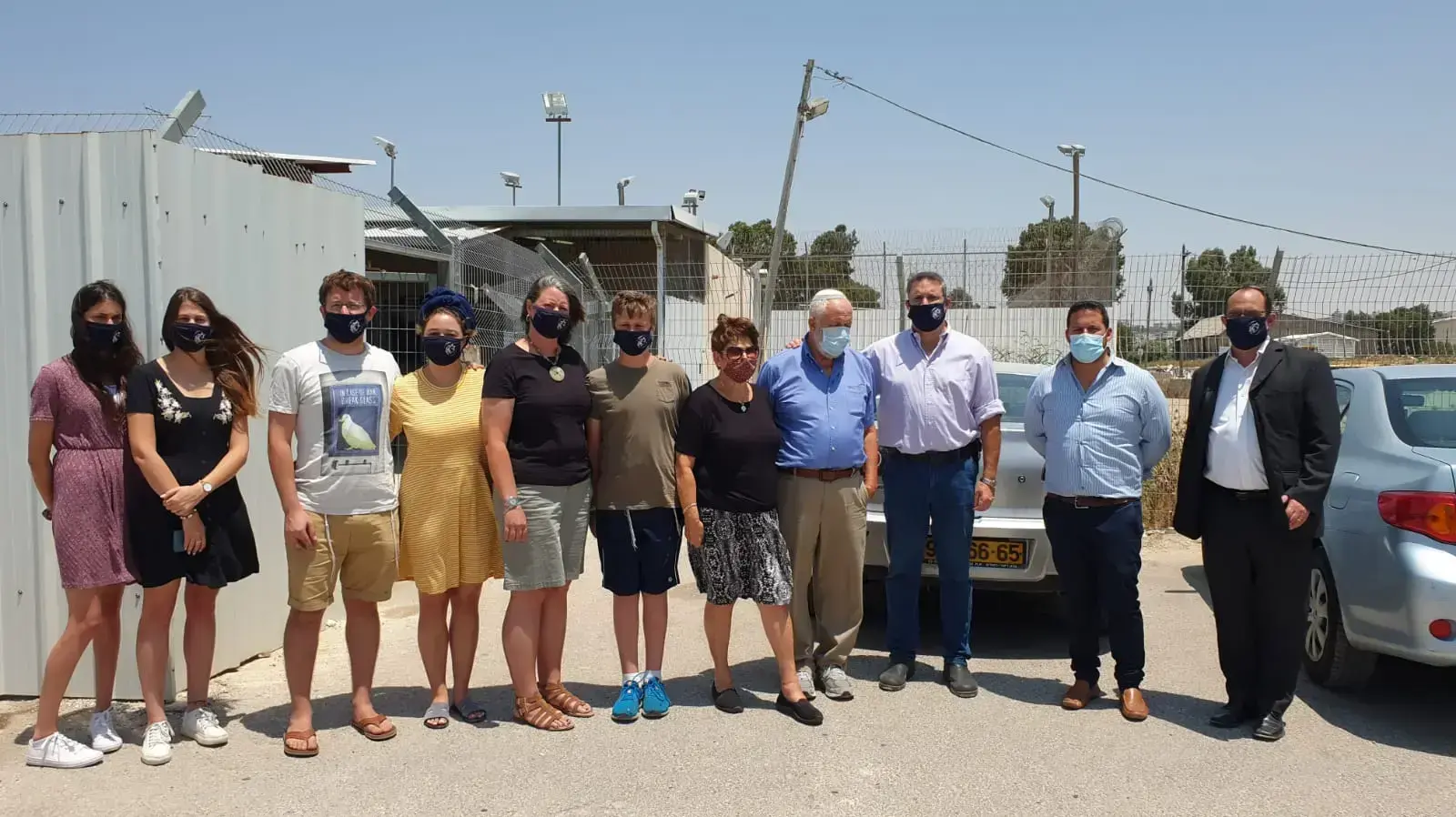 בני משפחתו של ארי פולד לפני גזר הדין 21 ביולי 2020 בני משפחתו של ארי פולד לפני גזר הדין 21 ביולי 2020
