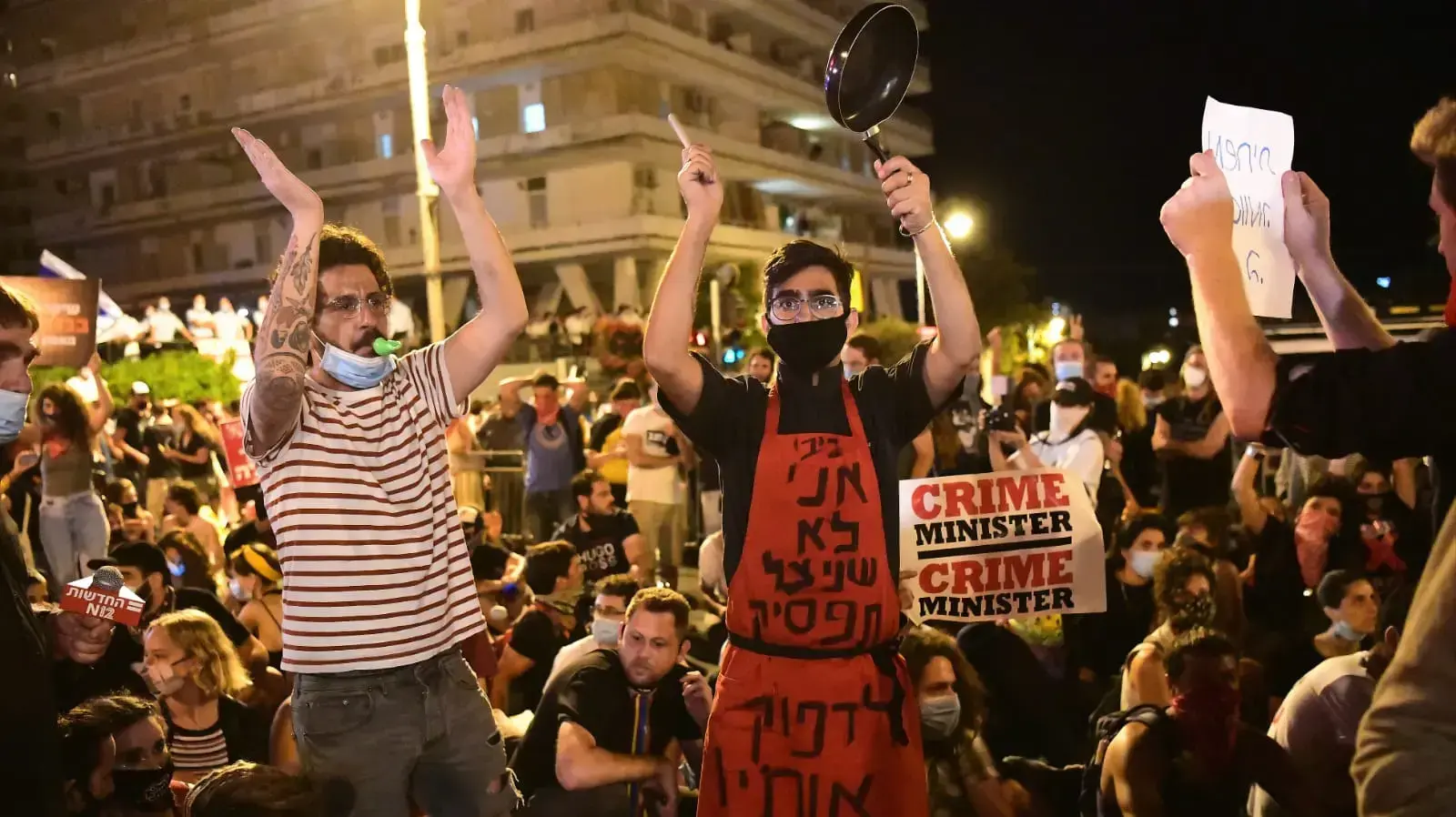מחאת המסעדנים בקריאה לסרב להנחיות הממשלה בירושלים 21 ביולי 2020 מחאת המסעדנים בקריאה לסרב להנחיות הממשלה בירושלים 21 ביולי 2020