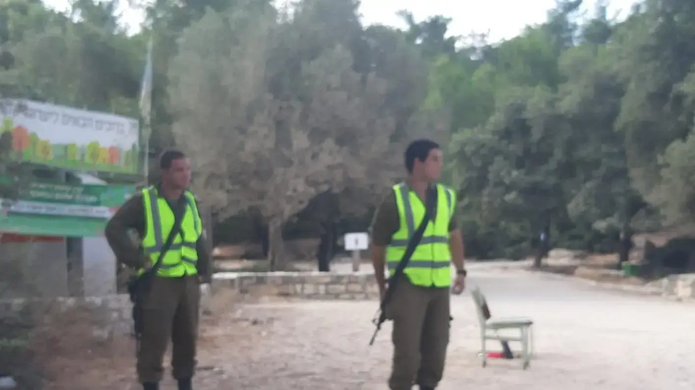 מחסומים של צהל, גבול ישראל - לבנון, 25 ביולי 2020