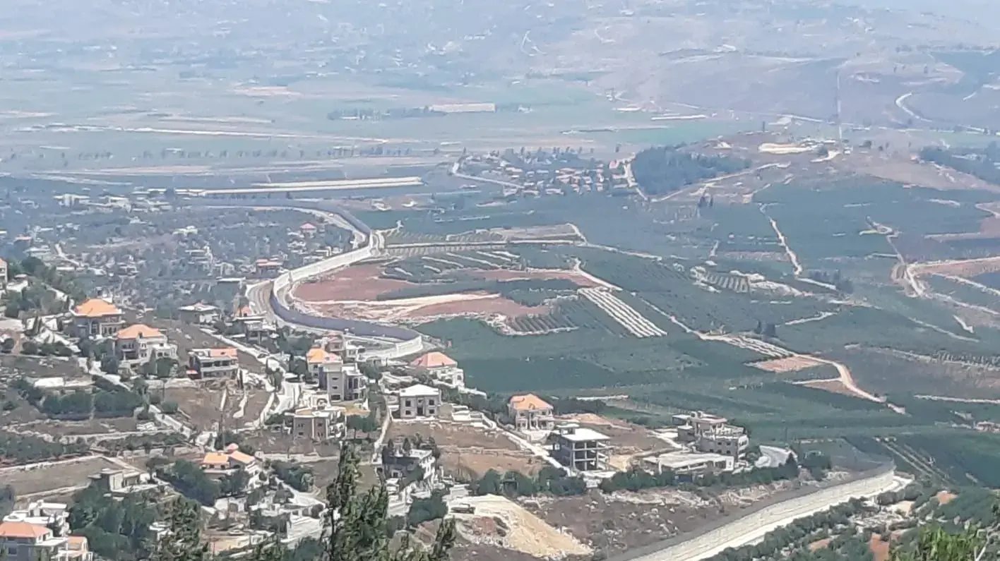 כפרים בדרום לבנון מול משגב עם, גבול ישראל - לבנון, 25 ביולי 2020