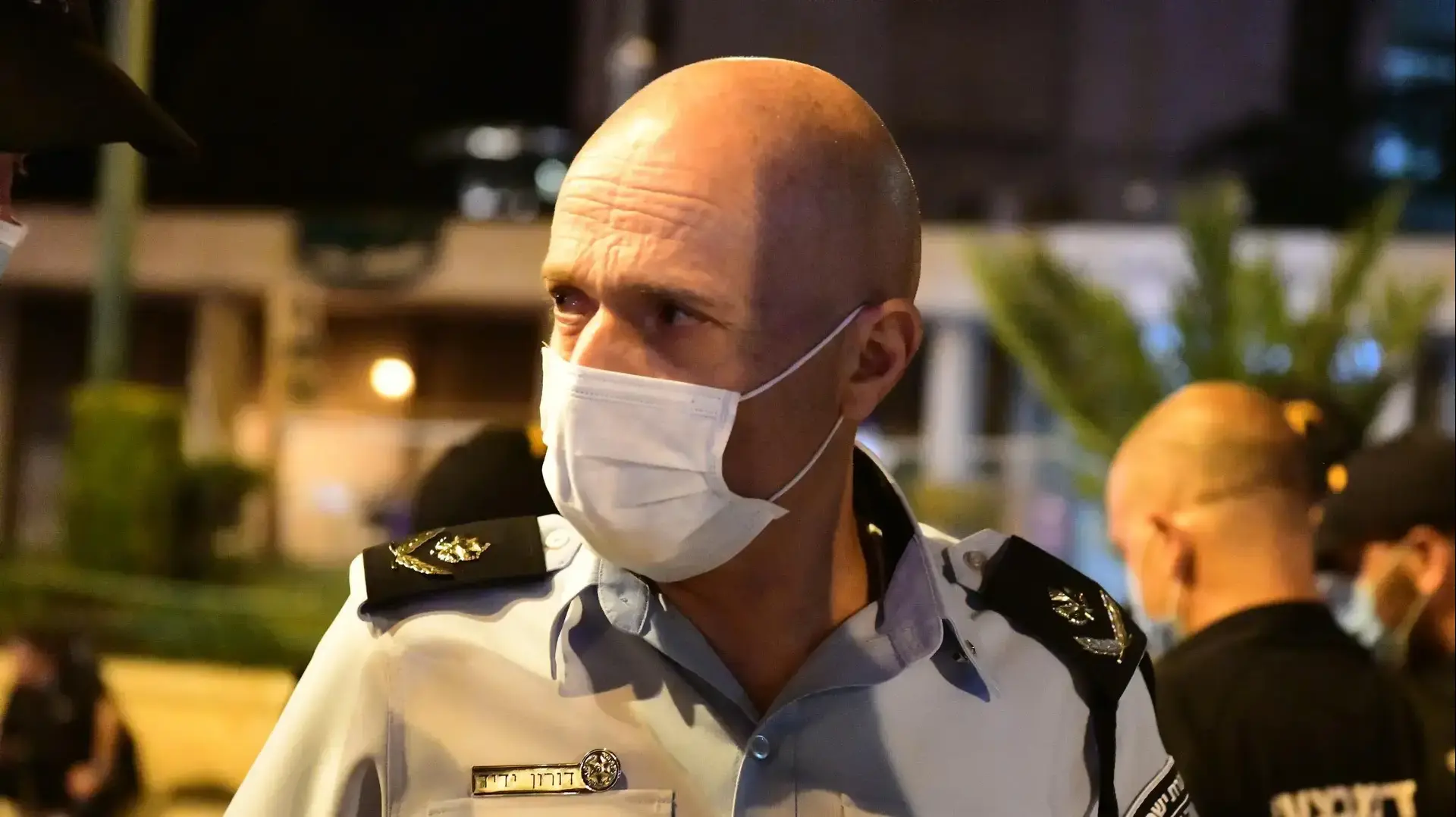 ניצב דורון ידיד מפקד מחוז ירושלים
בסיום ההפגנה, 25 ביולי 2020 ניצב דורון ידיד מפקד מחוז ירושלים
בסיום ההפגנה, 25 ביולי 2020