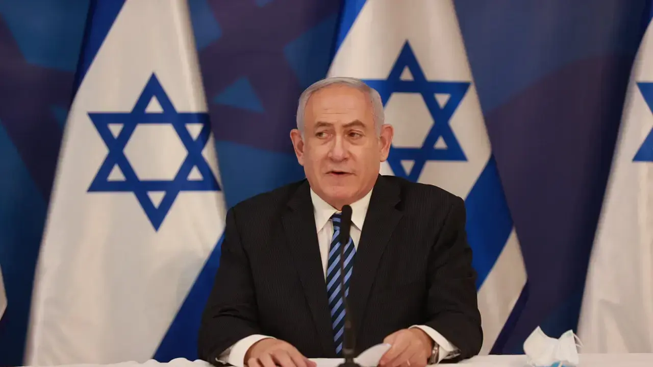ראש הממשלה בנימין נתניהו בהצהרה לתקשורת, בקריה בתל אביב, 27 ביולי 2020 ראש הממשלה בנימין נתניהו בהצהרה לתקשורת, בקריה בתל אביב, 27 ביולי 2020