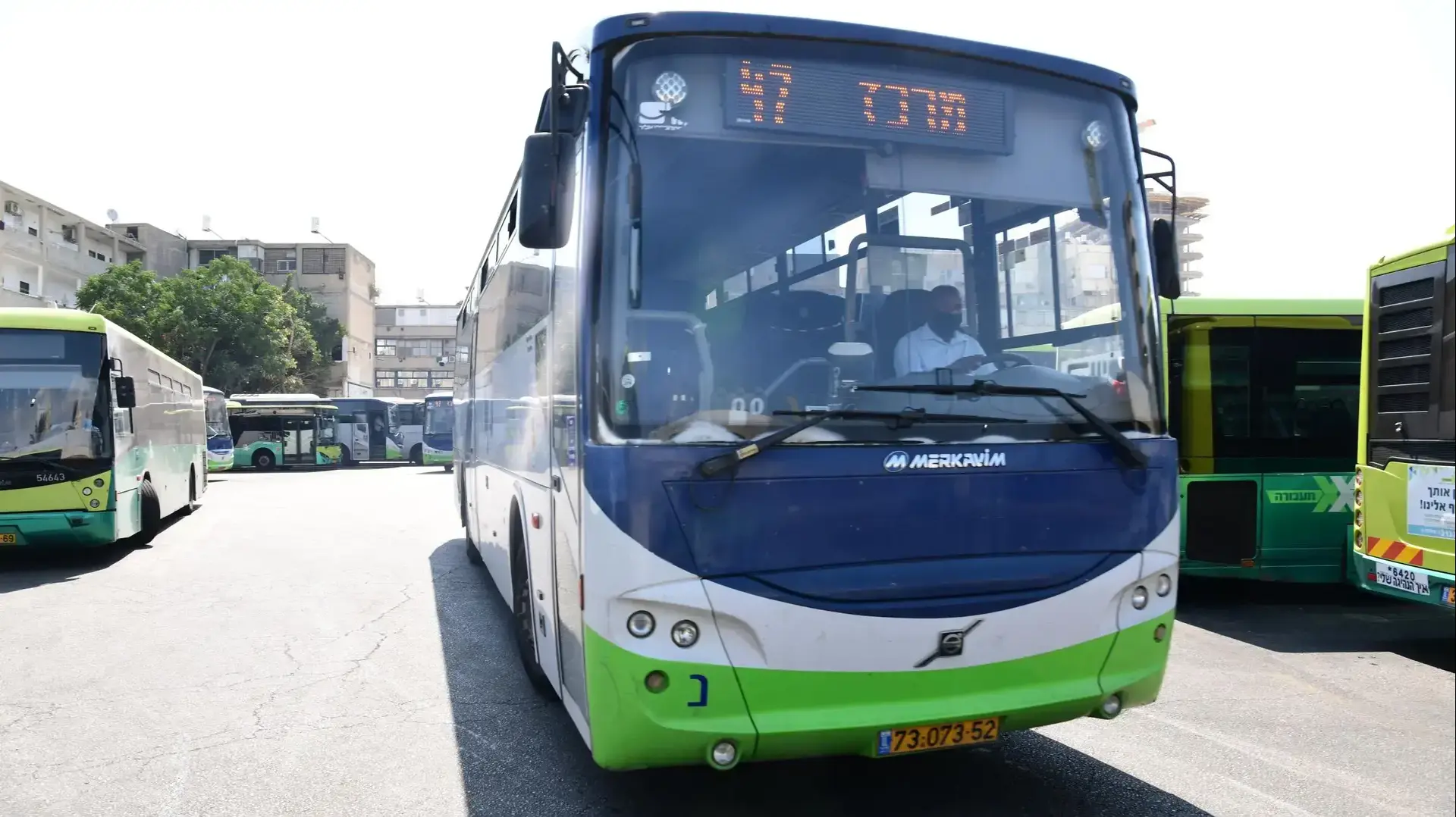 חניון המתנה לאוטובוסים, אגד, נתניה, 31 ביולי 2020 חניון המתנה לאוטובוסים, אגד, נתניה, 31 ביולי 2020