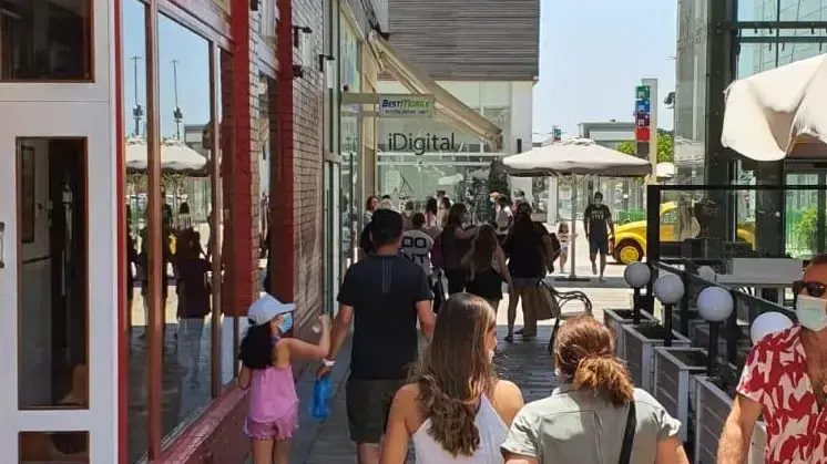 מתחם ביג פאשן באשדוד, 1 באוגוסט 2020 מתחם ביג פאשן באשדוד, 1 באוגוסט 2020
